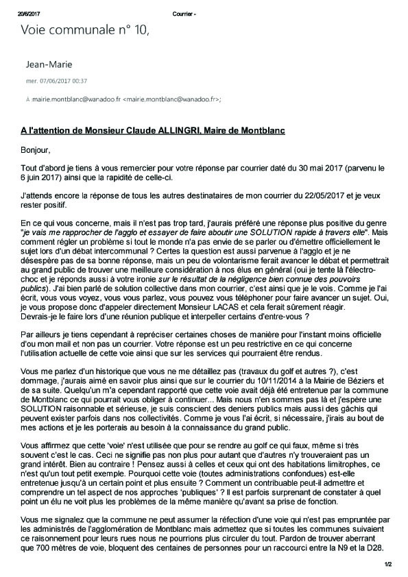 05 - 2017 07 06 Mail - Maire de MontBlanc page 1
